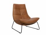 Moderne design  fauteuil Roermond in leer
