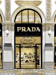 Glasschilderij Prada winkel | Ter Halle | 015